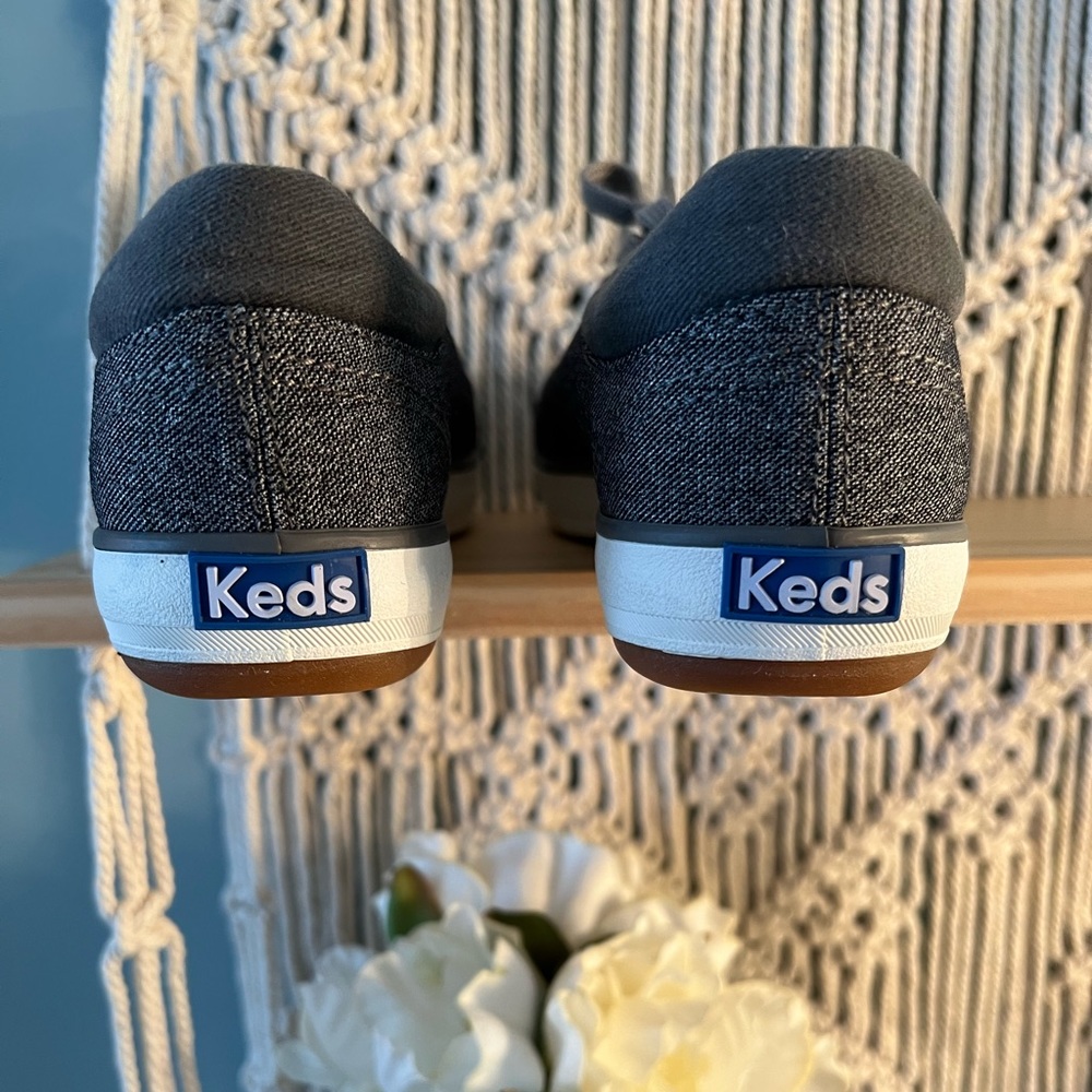 Keds Women's Casual Navy Canvas Sneakers - Navy - Picture 6 of 12